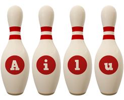 Ailu bowling-pin logo