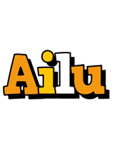 Ailu cartoon logo