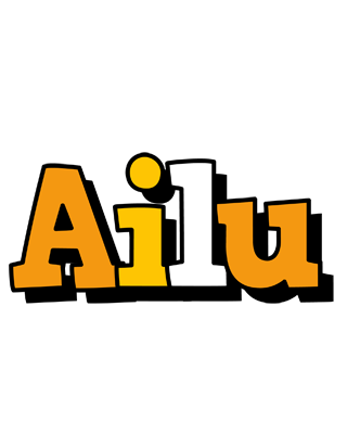 Ailu cartoon logo