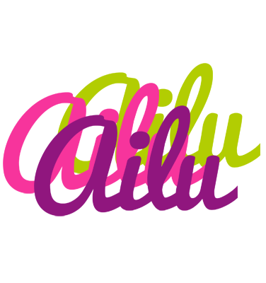 Ailu flowers logo