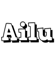 Ailu snowing logo