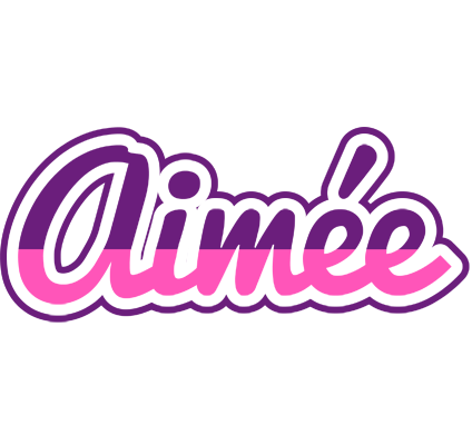 Aimée cheerful logo