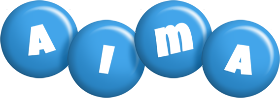 Aima candy-blue logo