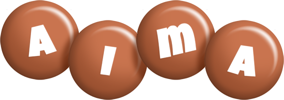 Aima candy-brown logo