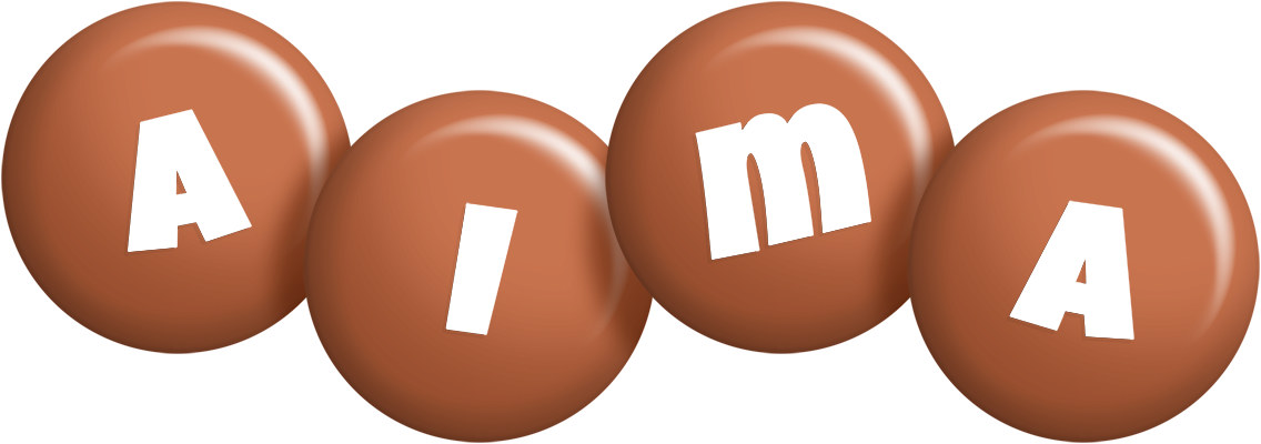 Aima candy-brown logo