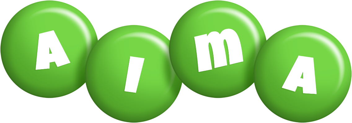 Aima candy-green logo