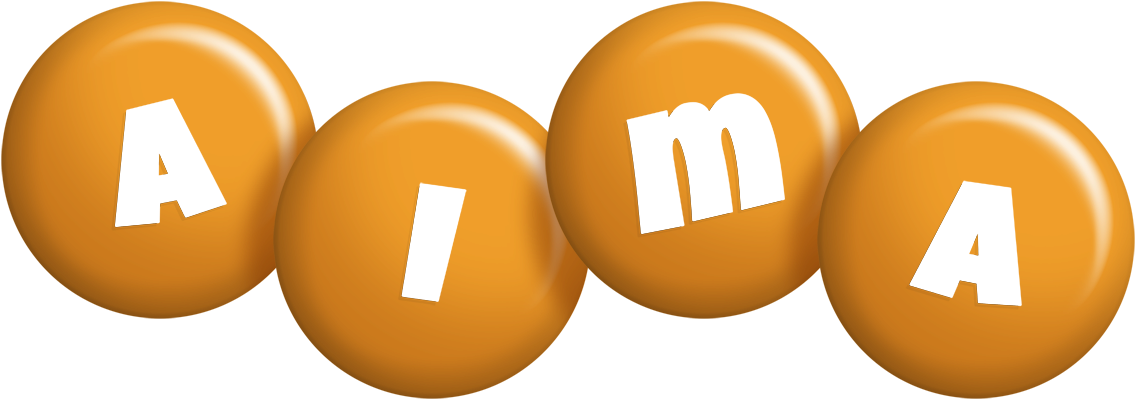 Aima candy-orange logo