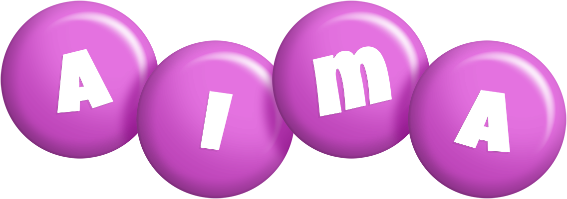 Aima candy-purple logo