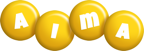 Aima candy-yellow logo