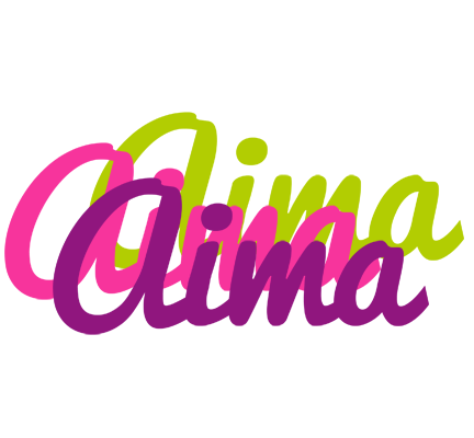 Aima flowers logo