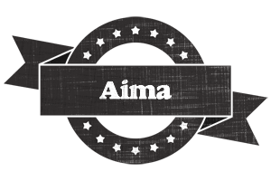 Aima grunge logo