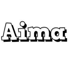 Aima snowing logo
