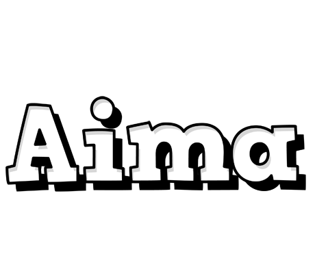Aima snowing logo