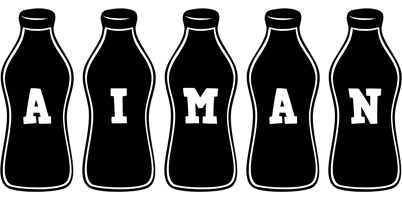Aiman bottle logo