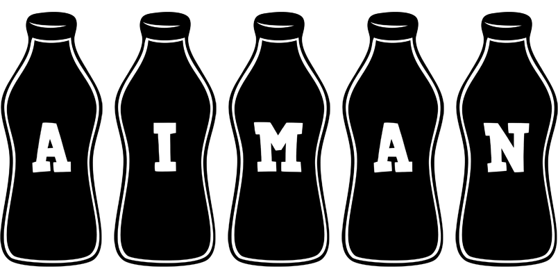 Aiman bottle logo