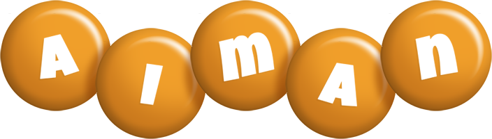 Aiman candy-orange logo