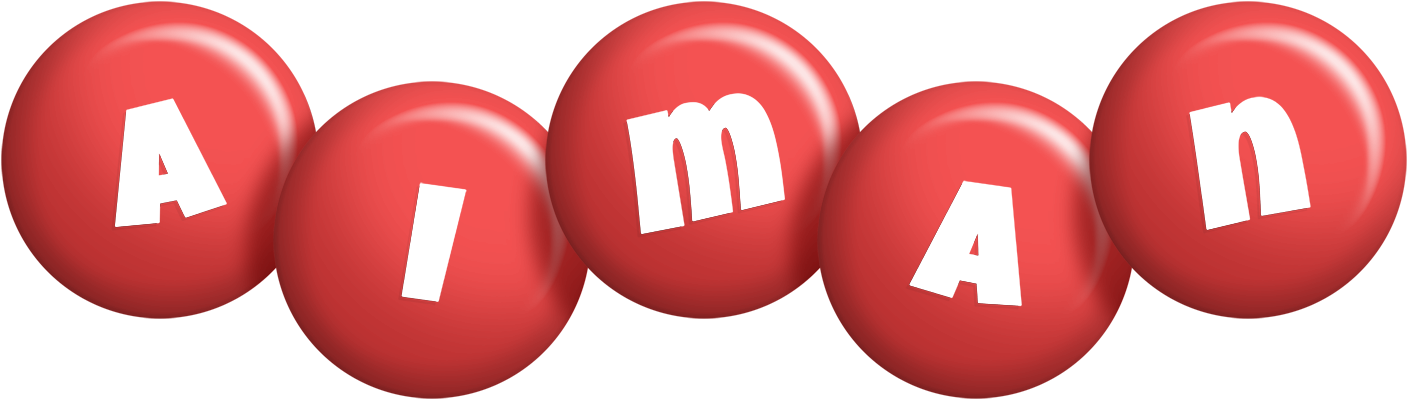 Aiman candy-red logo