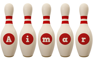 Aimar bowling-pin logo