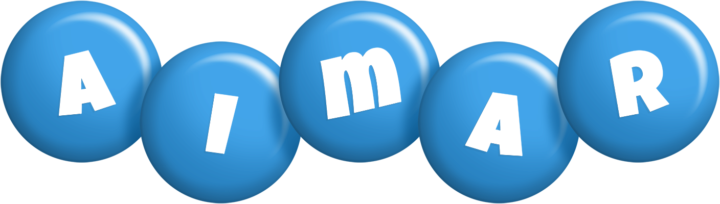 Aimar candy-blue logo