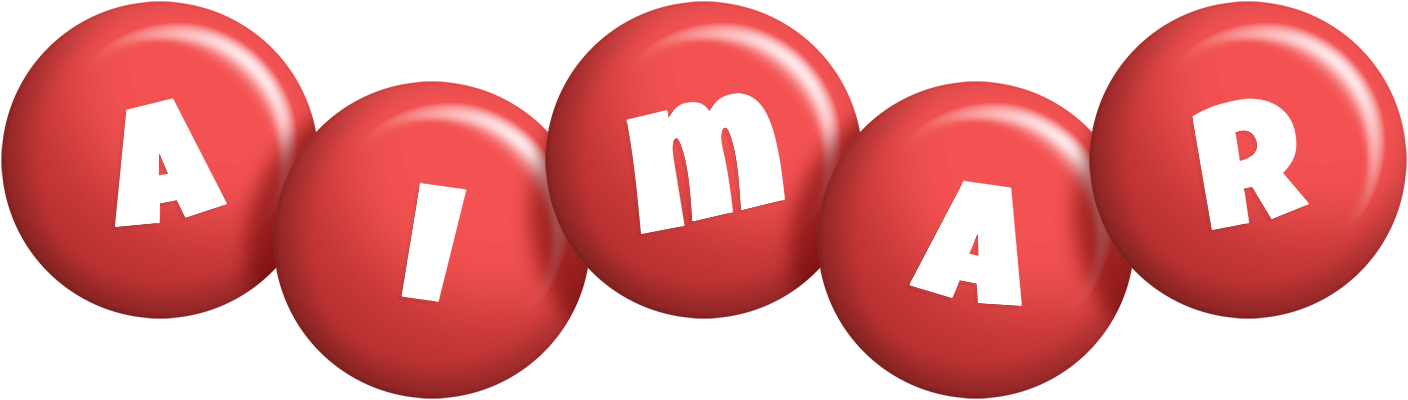 Aimar candy-red logo