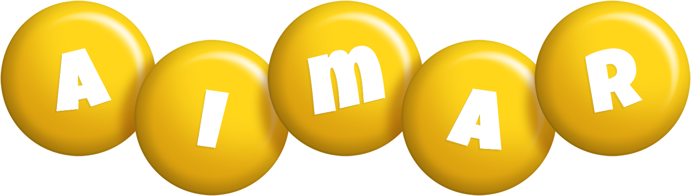 Aimar candy-yellow logo