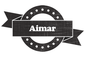 Aimar grunge logo