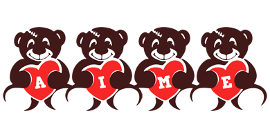 Aime bear logo