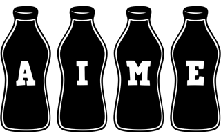 Aime bottle logo