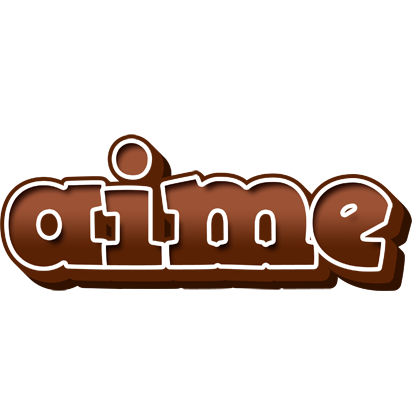 Aime brownie logo