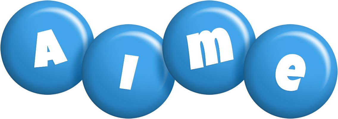 Aime candy-blue logo