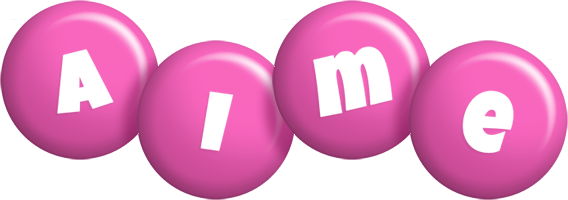 Aime candy-pink logo