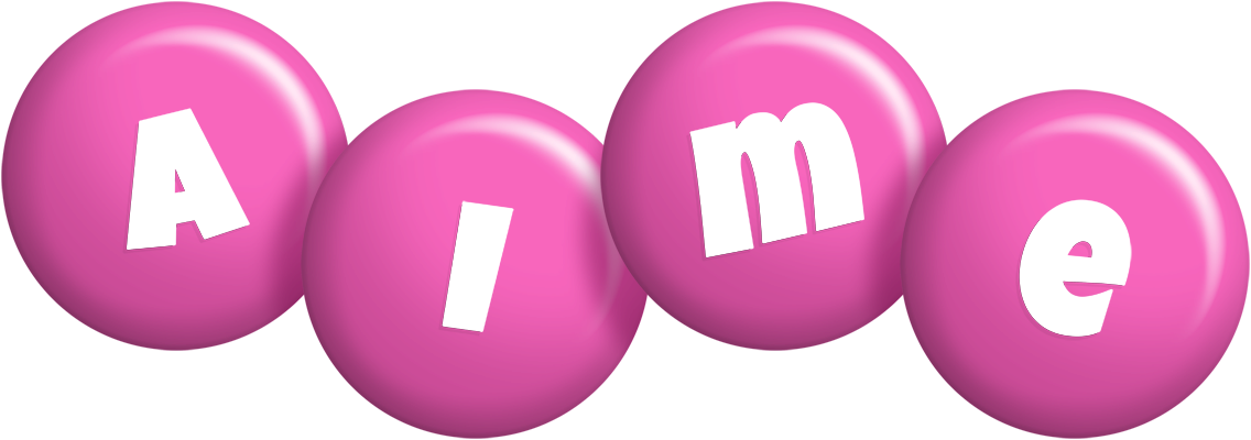 Aime candy-pink logo