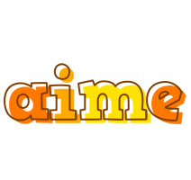 Aime desert logo