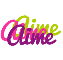 Aime flowers logo