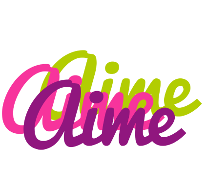 Aime flowers logo