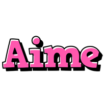 Aime girlish logo