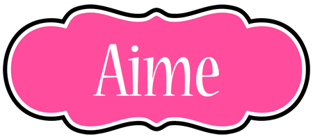 Aime invitation logo