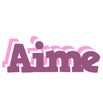 Aime relaxing logo