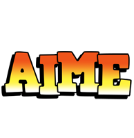 Aime sunset logo