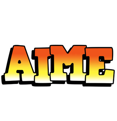 Aime sunset logo