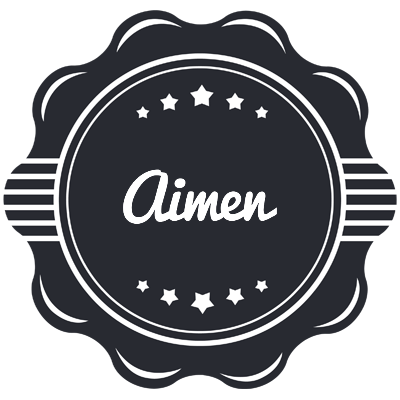 Aimen badge logo