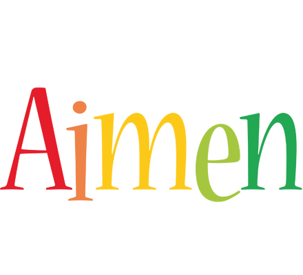 Aimen birthday logo