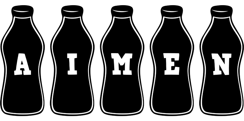 Aimen bottle logo