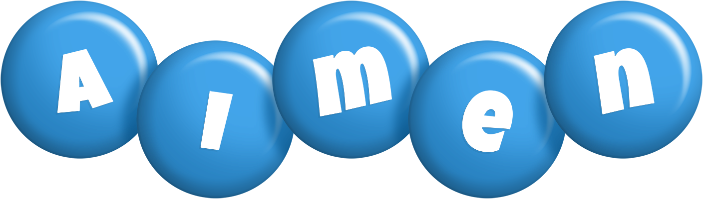 Aimen candy-blue logo