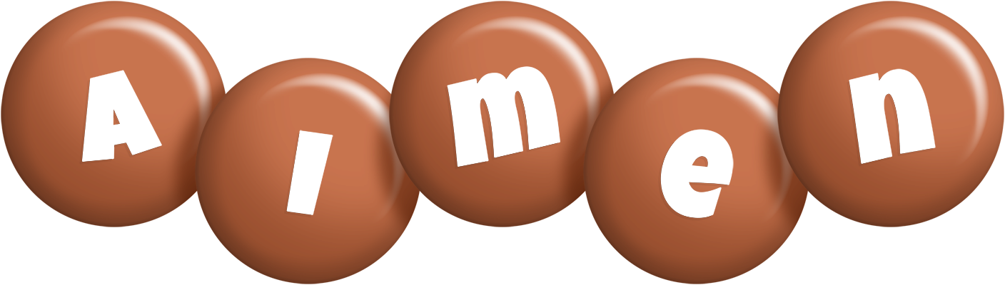 Aimen candy-brown logo