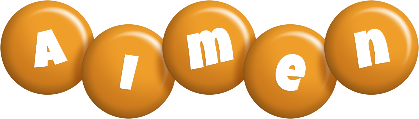 Aimen candy-orange logo
