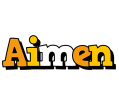 Aimen cartoon logo