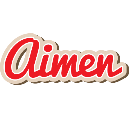 Aimen chocolate logo
