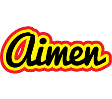 Aimen flaming logo