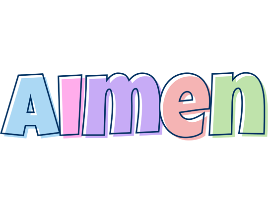 Aimen pastel logo